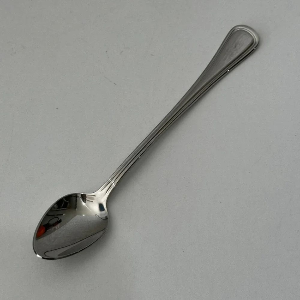 Tablekraft Soda Spoons Set of 8 - 18/10 Stainless Steel Long Handle 7
